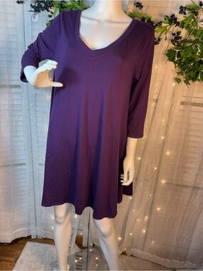 Curvy Lovey Women's Purple Dress  NWOT